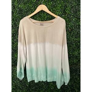 Como Vintage tie die Plus size sweater Women’s size 2XL